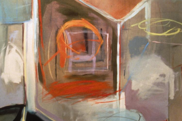 Reliquary abstract painting